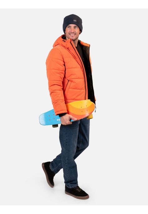Parka Halcyon Rojo Hombre Maui And Sons-4