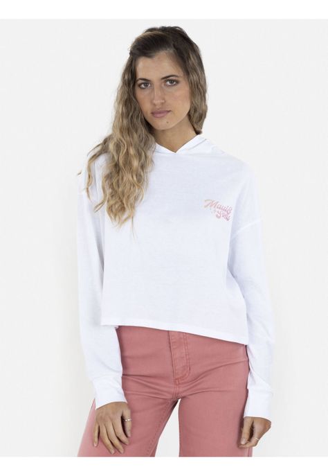 Polera SUNSET BEACH Mujer Blanco Maui and Sons-0