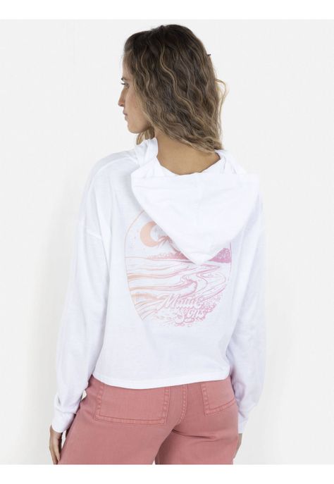 Polera SUNSET BEACH Mujer Blanco Maui and Sons-1