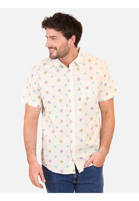 Camisa MC Naturay Multicolor Hombre Maui And Sons-0