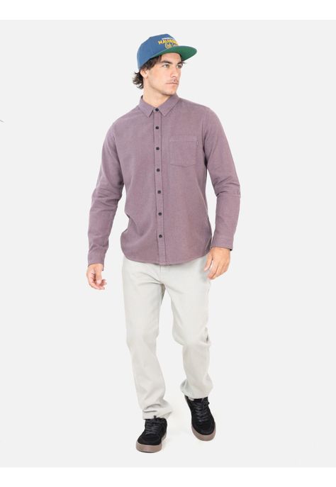 Camisa Lly Ma Burdeo Hombre Maui And Sons-3