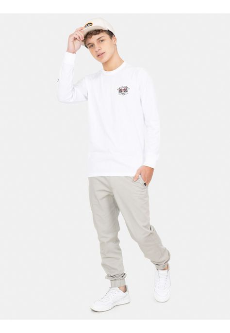 Polera ML Skull Blanco Infantil Maui And Sons-3
