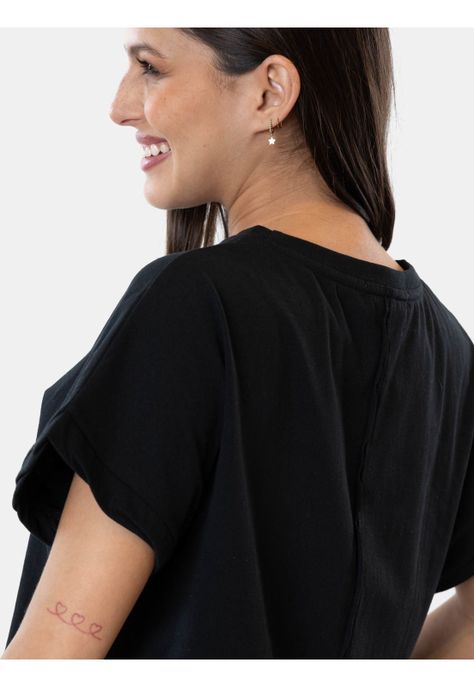 Polera MC Ontario Negro Mujer Maui And Sons-3