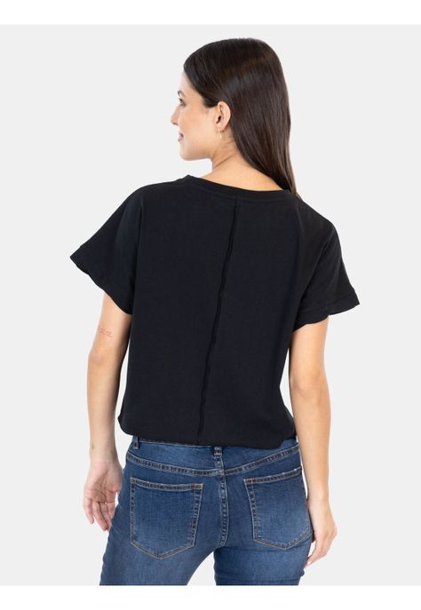 Polera MC Ontario Negro Mujer Maui And Sons-1
