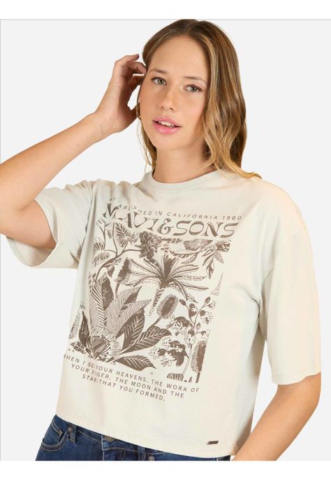 Polera MC Kai Blanco Mujer Maui And Sons-2