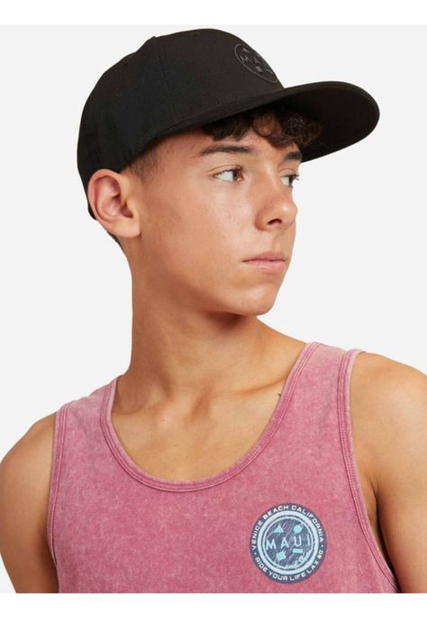 Polera Ride Your Life Tanks Juvenil Hombre Burdeo Maui And Sons-2