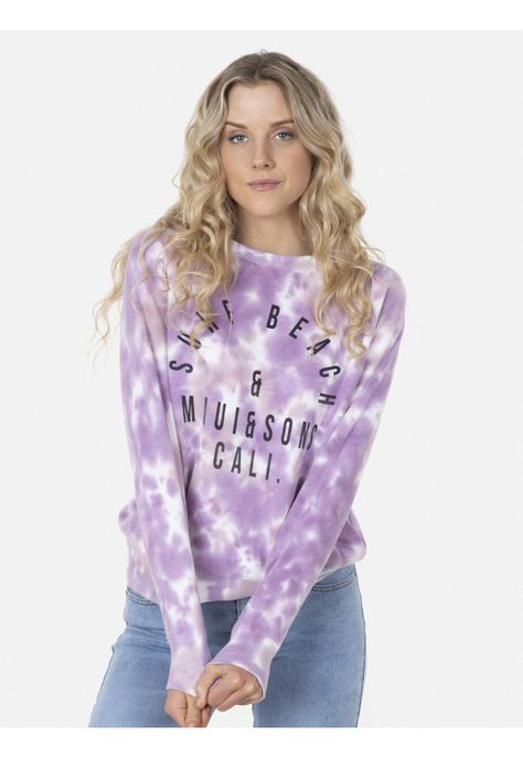 Poleron MERMAID PINK CREW Mujer Multicolor Maui and Sons-0