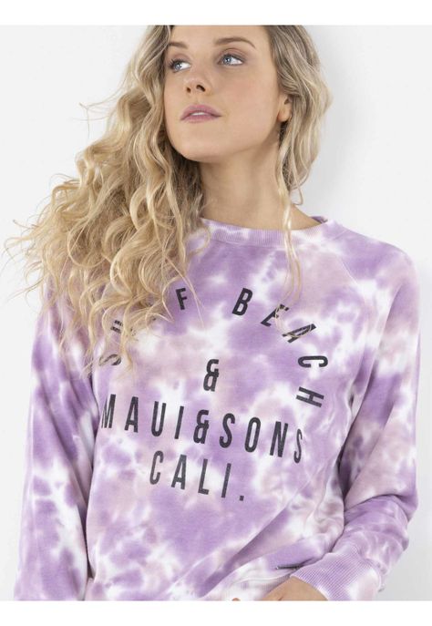 Poleron MERMAID PINK CREW Mujer Multicolor Maui and Sons-2