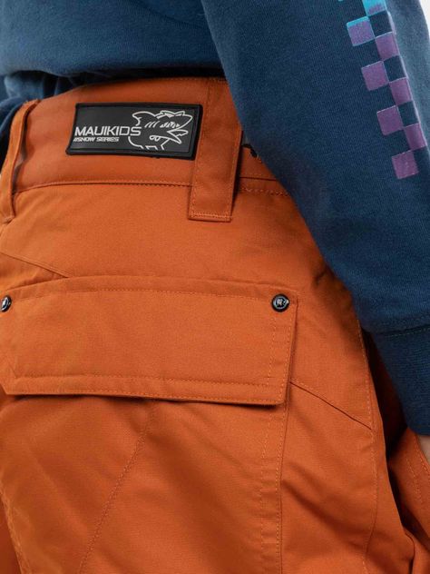 PANTALON SKI 5N232-KI19 Hombre Naranja Maui And Sons-5