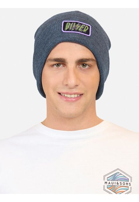 Gorro Gris Mezcla Hombre Maui And Sons-0
