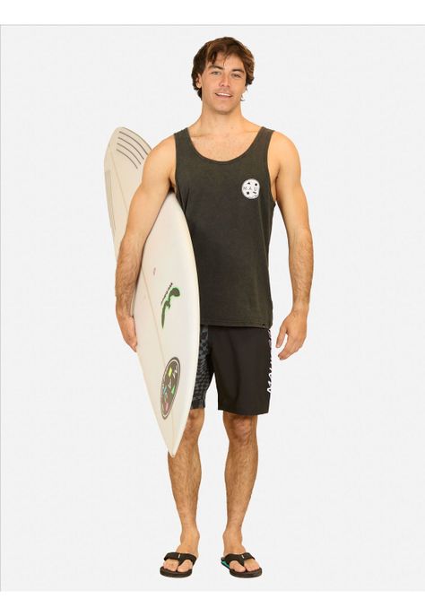 Polera SM Vintage Negro Hombre Maui And Sons-2