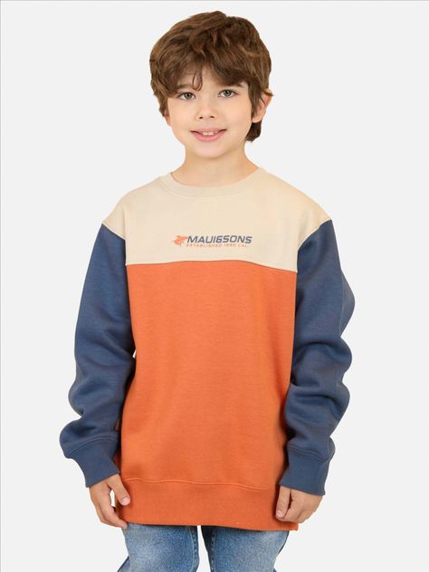 Poleron CR Wiwa Naranjo Infantil Maui and Sons-0