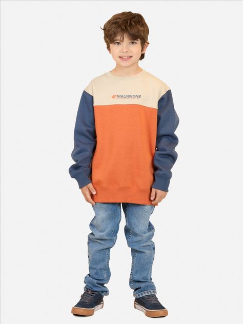Poleron CR Wiwa Naranjo Infantil Maui and Sons-2