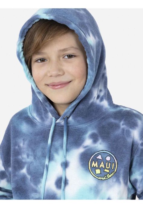 Poleron Cookie 80s HOODIE TIE DYE Niño Multicolor Maui and Sons-2