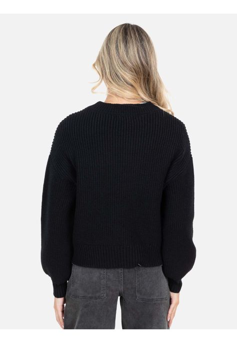 Sweater Islenis Negro Mujer Maui And Sons-1
