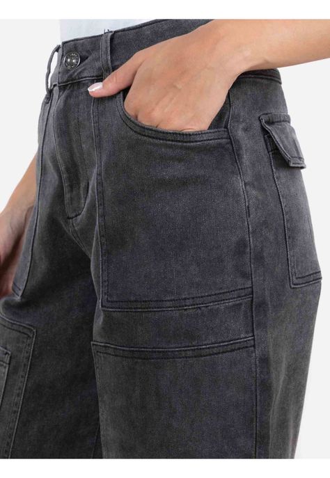 Jeans Quetzal Negro Mujer Maui And Sons-2
