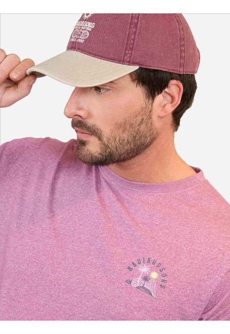 Polera MC Cal Beach Burdeo Hombre Maui And Sons-2