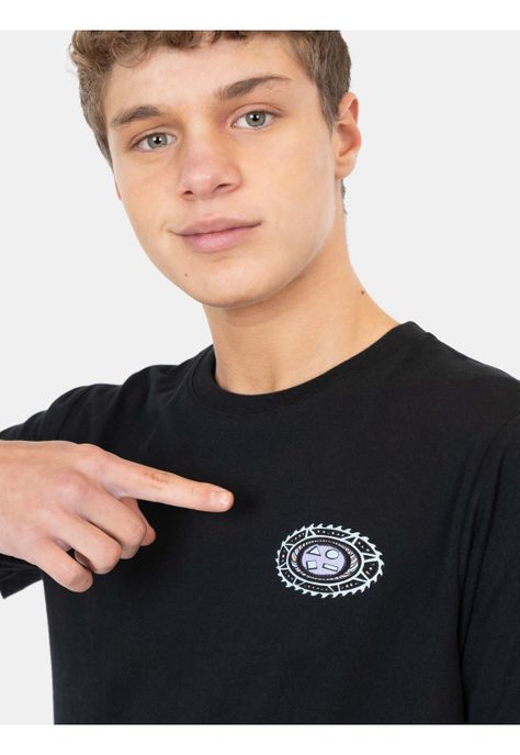 Polera MC  Vintage Ss Tee Negro Infantil Maui And Sons-3