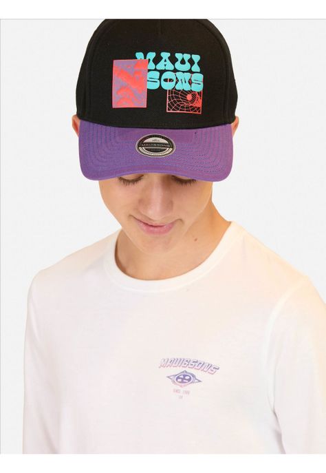 Polera ML Tiki Power Blanco Infantil Maui And Sons-2