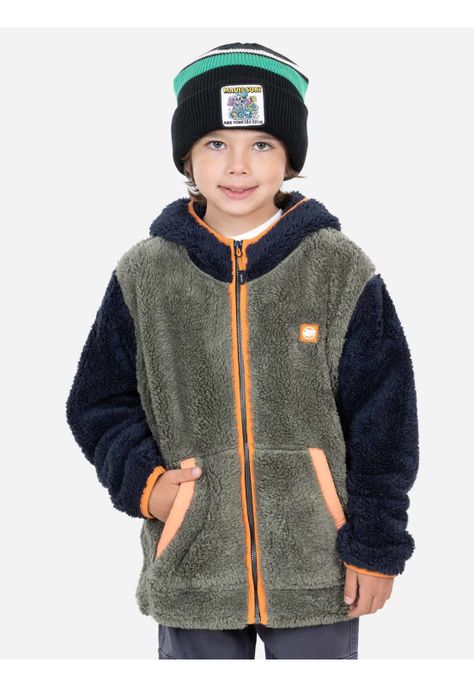 Poleron Chiporro Breeze Verde Infantil Maui And Sons-0