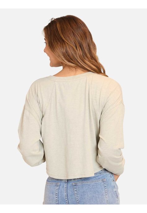 Polera ML Good Life Verde Mujer Maui And Sons-1