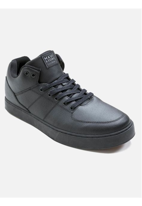 Zapatilla Escolar OLINDA Hombre Negro Maui and Sons-0