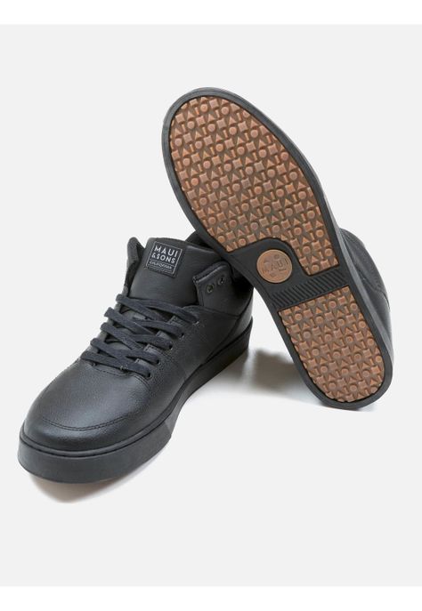 Zapatilla Escolar OLINDA Hombre Negro Maui and Sons-4