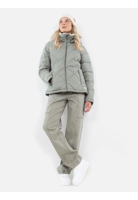 Parka Tundra Verde Mujer Maui And Sons-3