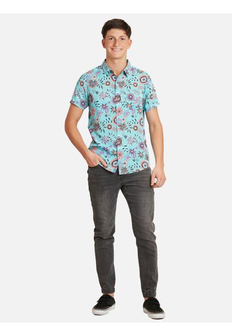 Camisa Mc 5C911 Juvenil Hombre Multicolor Maui And Sons-3