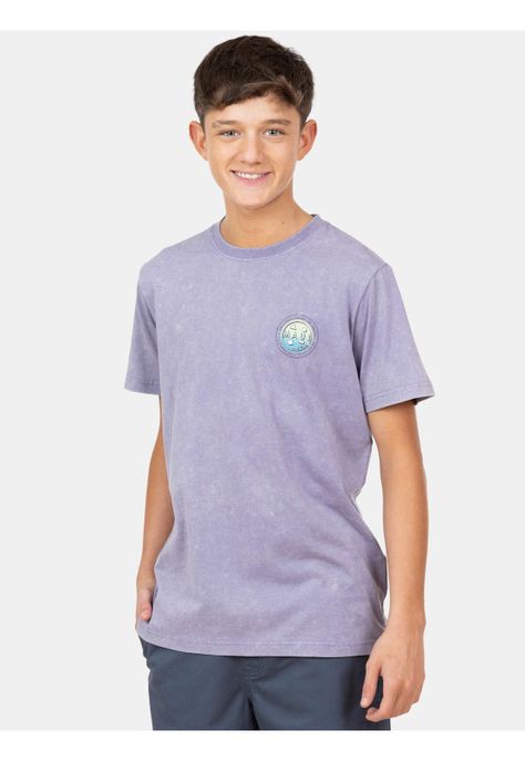 Polera MC Beach Sunrise Morado Infantil Maui And Sons-0