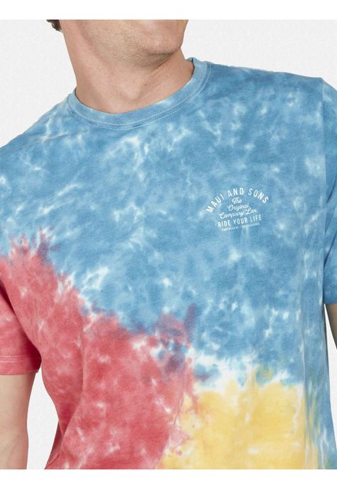 Polera ORIGINAL MIX COLOR TYE DYE Hombre Multicolor Maui and Sons-2
