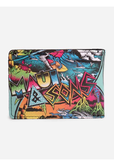 Billetera Shark Volcano Multicolor Niño Maui and sons-1