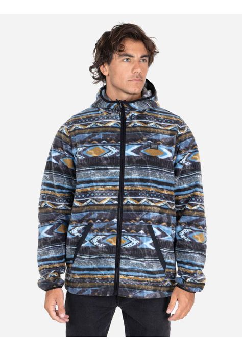Poleron Micropolar Palm Multicolor Hombre Maui And Sons-0