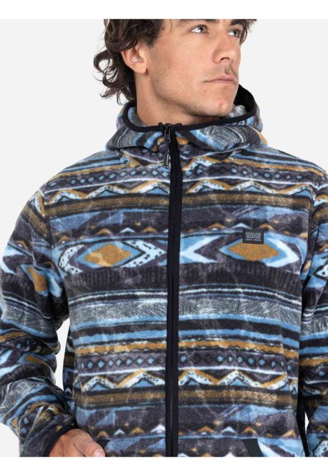 Poleron Micropolar Palm Multicolor Hombre Maui And Sons-2