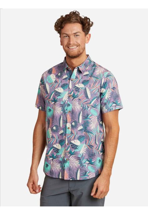 Camisa Active Tropics Hombre Multicolor Maui And Sons-0