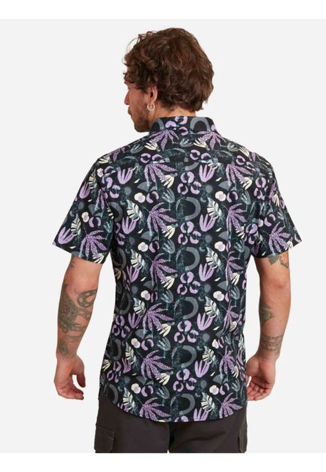 Camisa Flower Activation Hombre Multicolor Maui And Sons-1