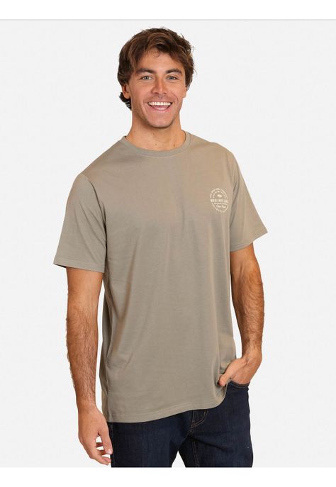 Polera MC Front Ly Verde Hombre Maui And Sons-0