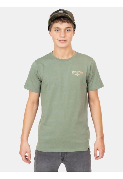 Polera MC Heritage Little Verde Infantil Maui And Sons-0