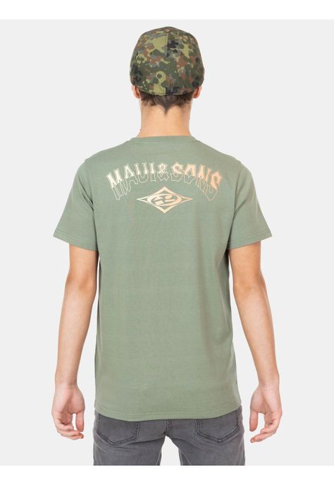 Polera MC Heritage Little Verde Infantil Maui And Sons-1