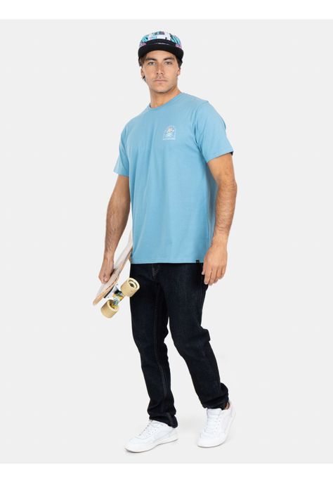 Polera MC The Symbols Of Nature  Celeste Hombre Maui And Sons-2