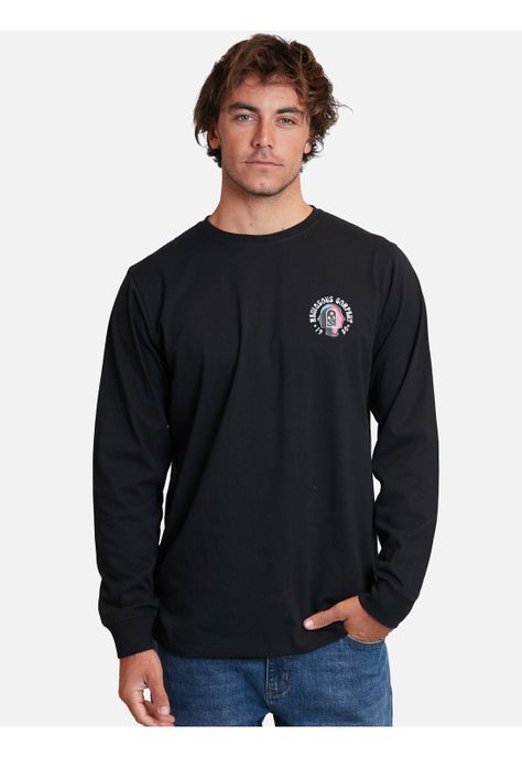 Polera Excasier Negro Hombre Maui And Sons-0