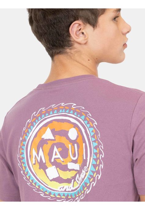 Polera MC Beachcomber Classic Burdeo Infantil Maui And Sons-3