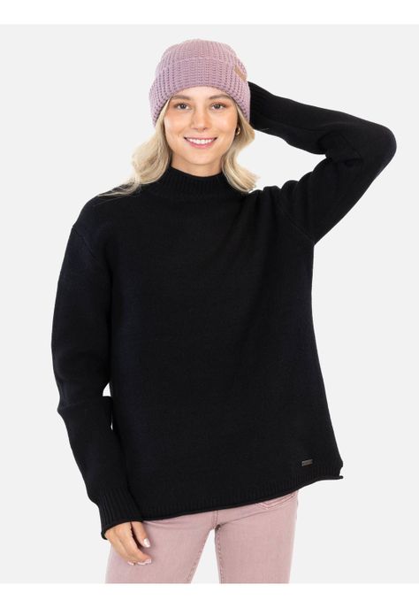 Sweater Tikiya Negro Mujer Maui And Sons-0