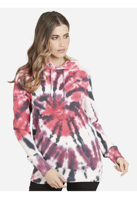 Poleron ECLIPSE HOODIE Mujer Multicolor Maui and Sons-0