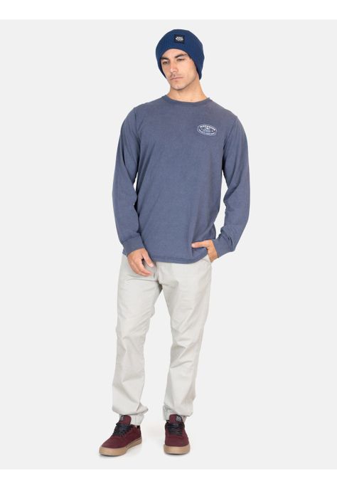 Polera ML Sunburnt  Azul Hombre Maui And Sons-3