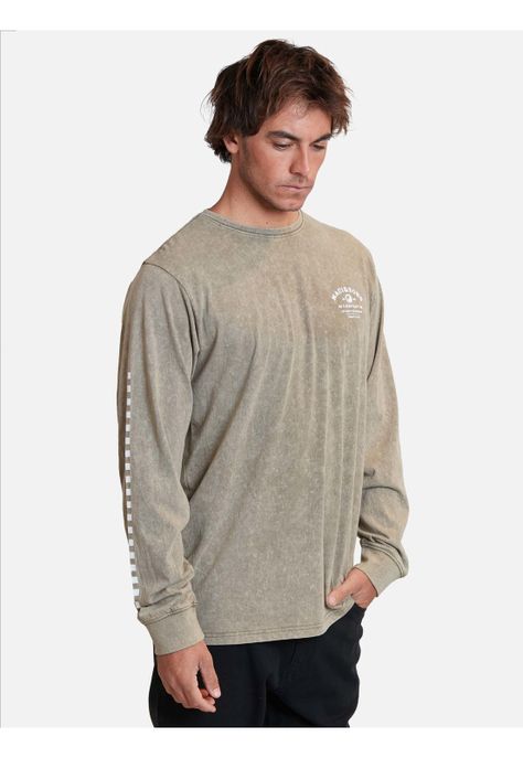 Polera yinyan surfco Verde Hombre Maui And Sons-0