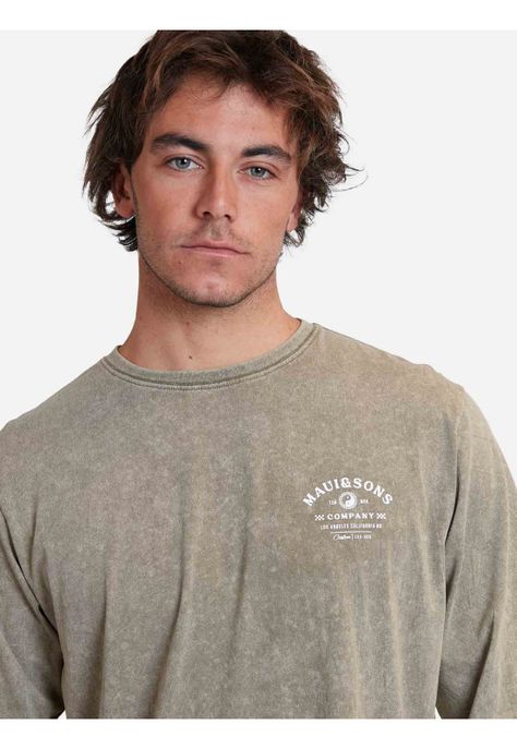 Polera yinyan surfco Verde Hombre Maui And Sons-2