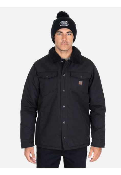 Chaqueta Ícaro Negro Hombre Maui And Sons-0