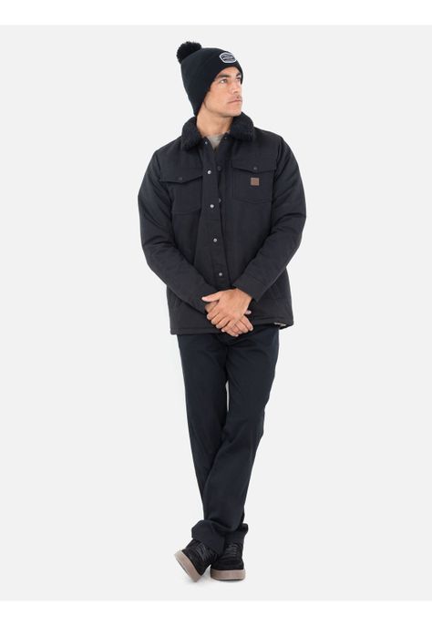 Chaqueta Ícaro Negro Hombre Maui And Sons-3