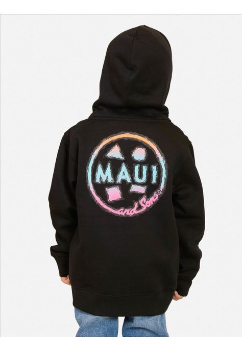 Poleron FZ Surf  Negro Infantil Maui And Sons-1